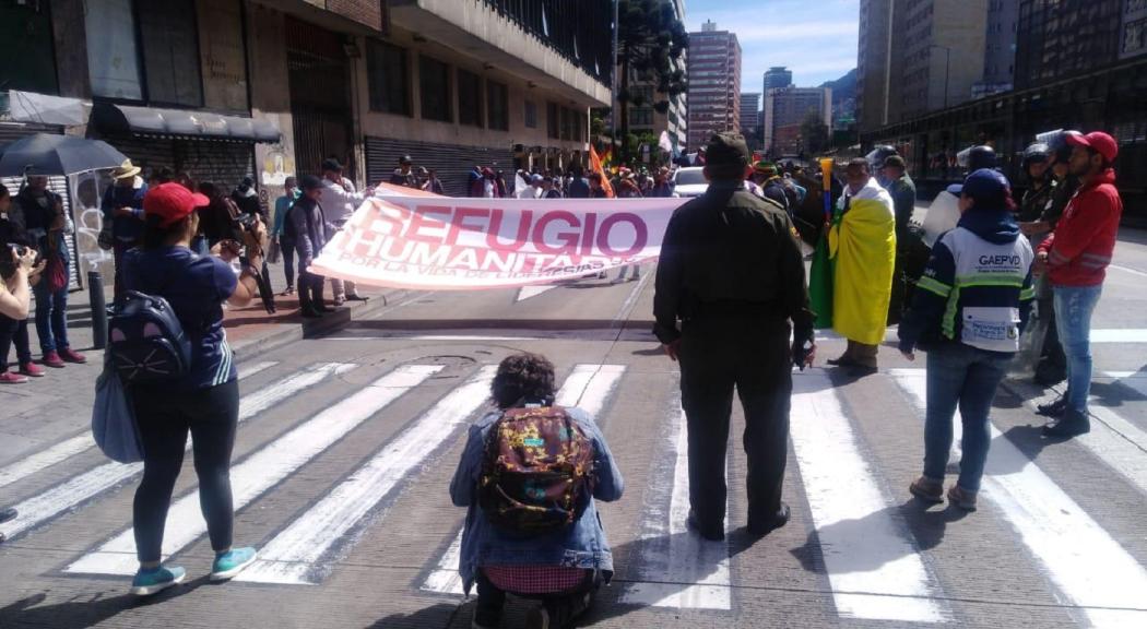Policía de Bogotá explica presunta infiltración en protestas estudiantiles