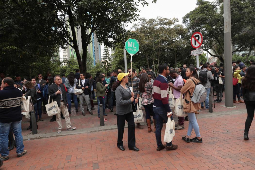 Así se vivió Simulacro de Evacuación - Foto: Comunicaciones Alcaldía Bogotá / Diego Bauman 