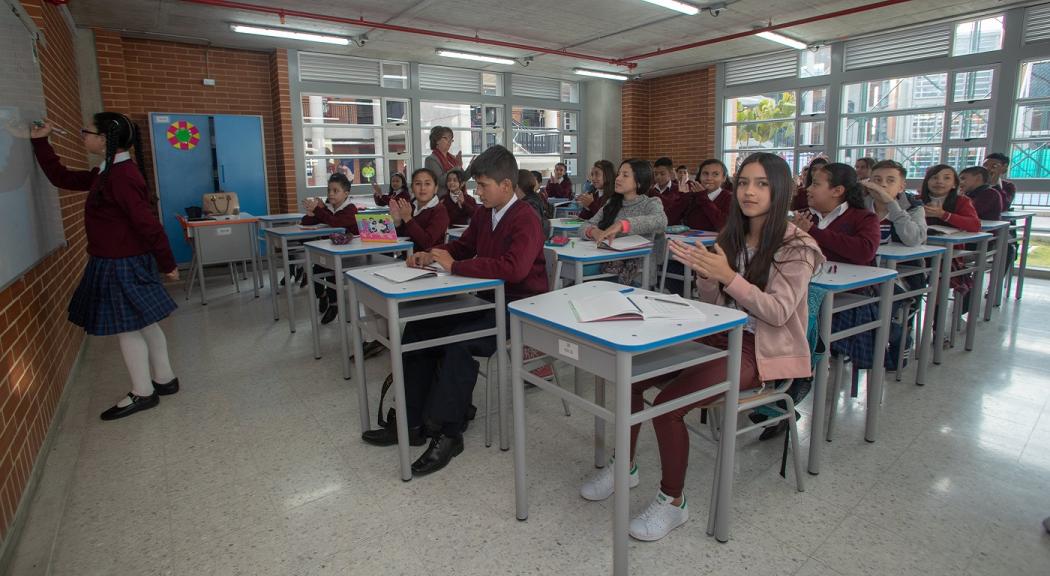 Medidas de prevención en colegios por coronavirus - Foto: Comunicaciones Alcaldía Mayor de Bogotá 