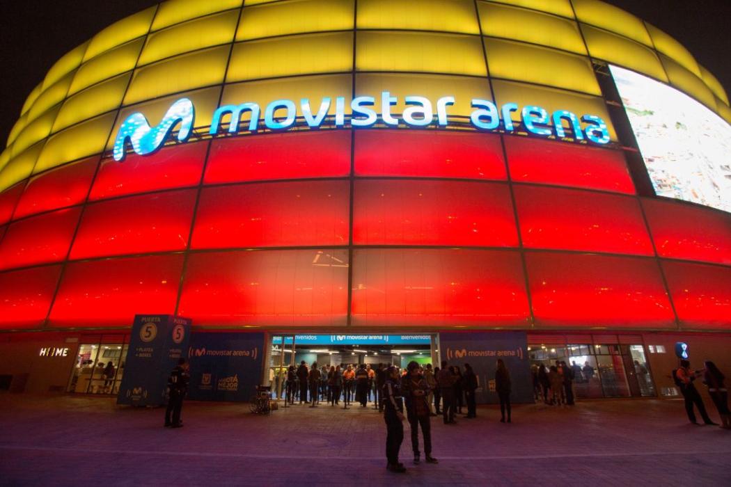 Por Coronavirus en Bogotá aplazan conciertos en Movistar Arena 