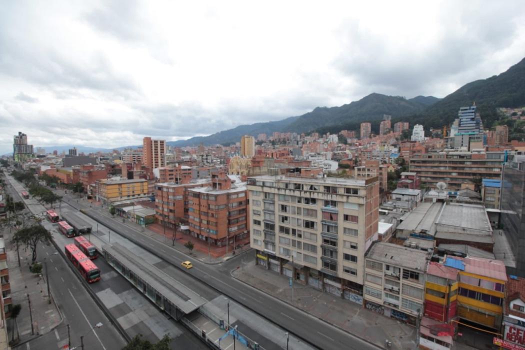 Imagen de la Secretaría de Ambiente. Bogotá calidad del aire.