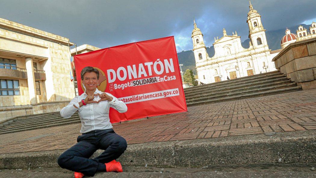 Donatón logró más de $51.696 millones para los más vulnerables - Foto: Comunicaciones Alcaldía Bogotá / Christian Martínez