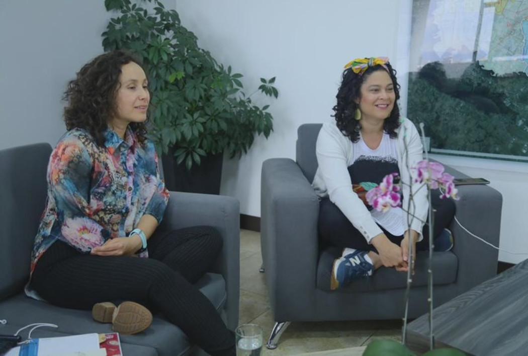Nadya Rangel, secretaria del Hábitat, dirigió la sesión en vivo