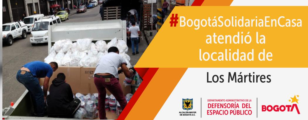Bogotá Solidaria en Casa en Mártires