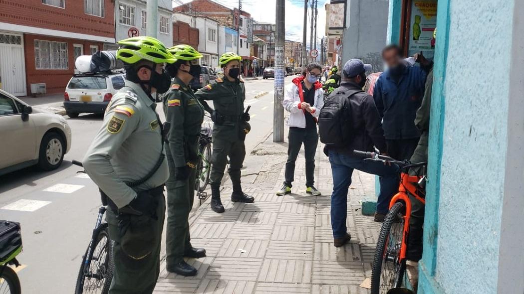 En operativos la Policía de Bogotá incauta 46 bicicletas
