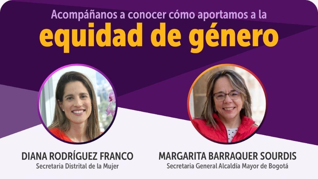 Imagen perfil secretarias de la Mujer y General de la Alcaldía Mayor de Bogotá