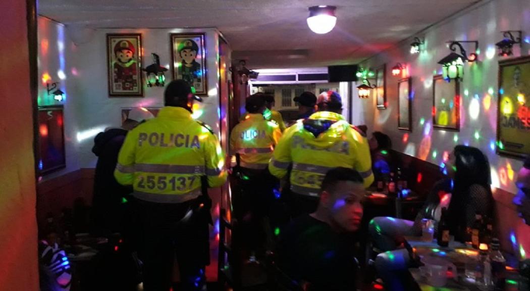 29 fiestas clandestinas fueron descubiertass por la Policía de Bogotá