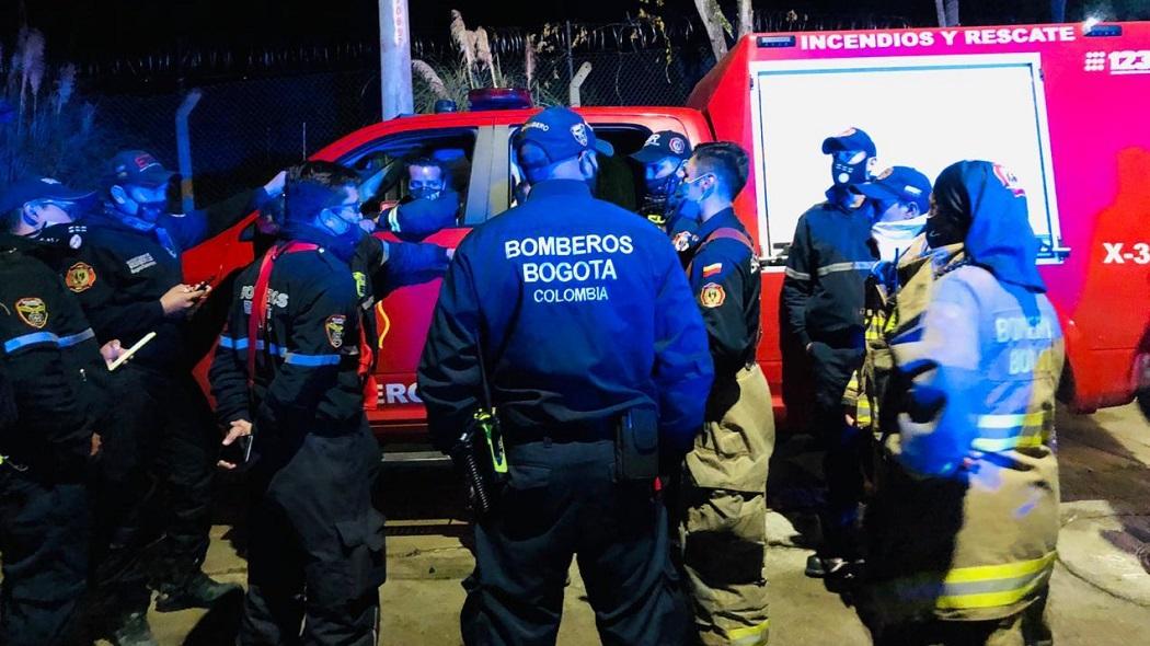 Bomberos rescatan a 6 personas extraviadas en los Cerros Orientales