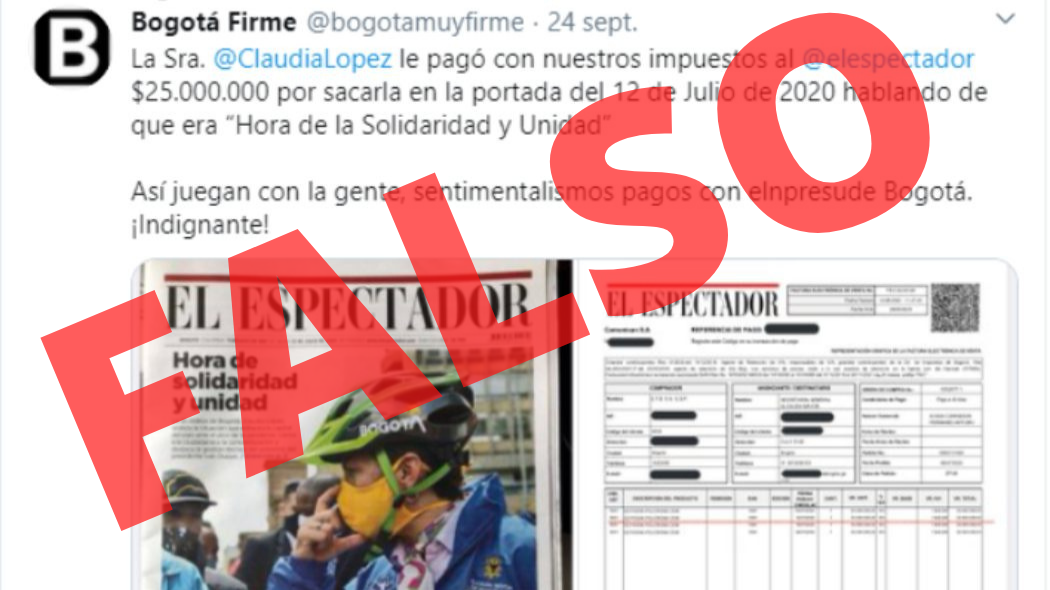 La publicación de esta noticia fue una decisión editorial de El Espectador y nada tuvo que ver la Alcaldía Mayor de Bogotá. 