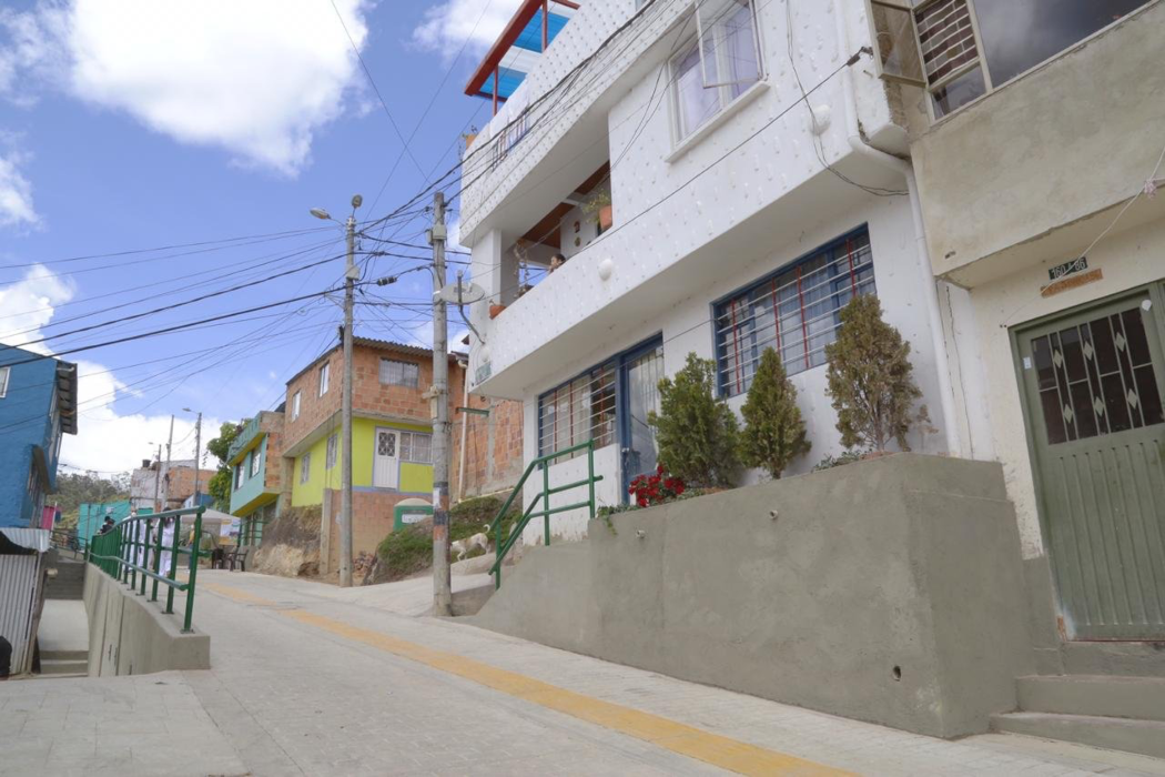 Mejoramiento integral de barrios llevado a cabo en la localidad de Usaquén. Foto: Secretaría del Hábitat