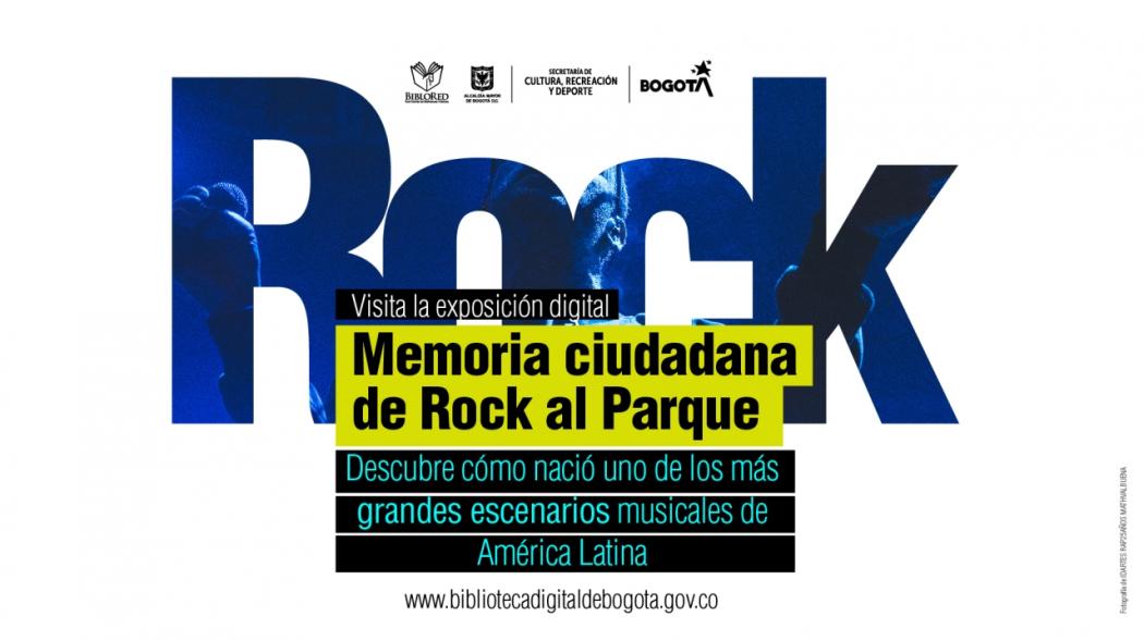 Exposición virtual de Rock al Parque con BibloRed