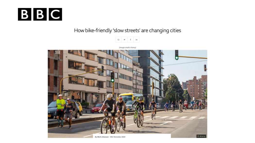 Reseña How bike-friendly ‘slow streets' are changing cities 