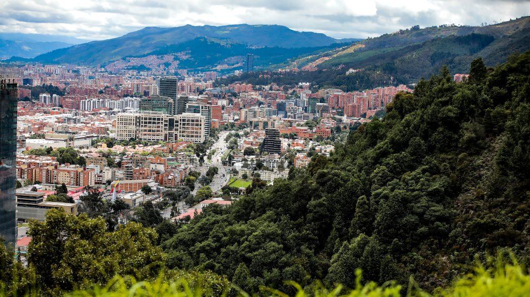 Vista de Bogotá aérea