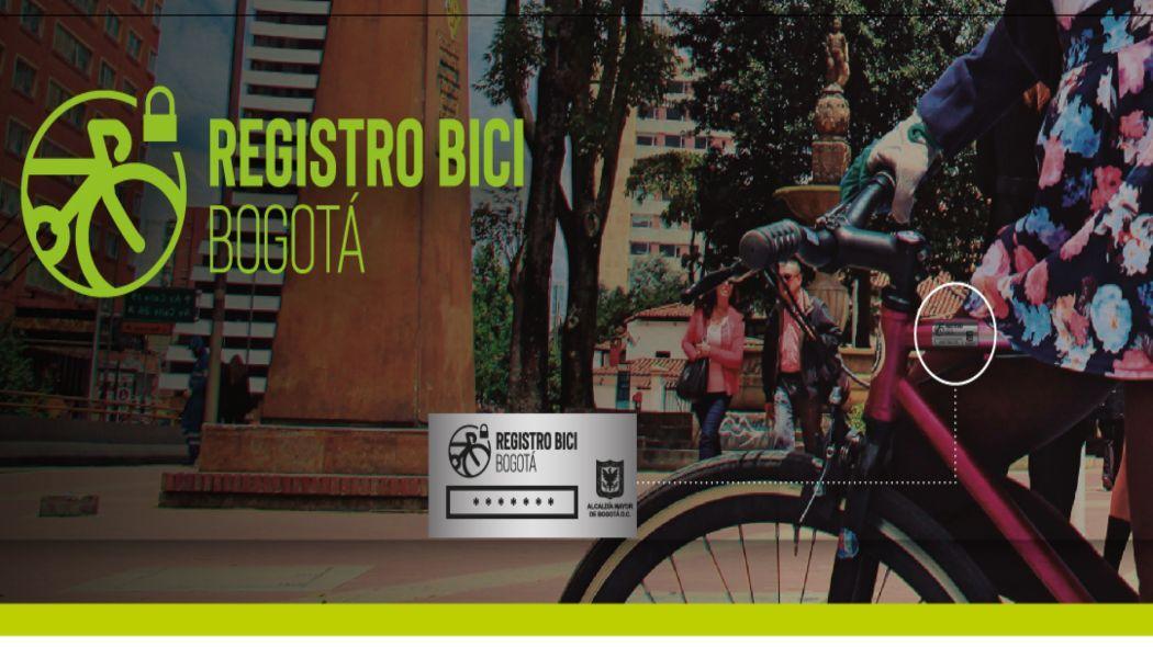 Registro de bicis en Bogotá