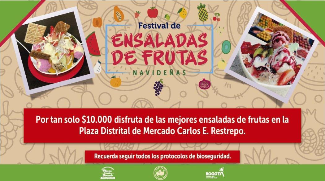 Durante el mes de diciembre las 12 fruterías estarán ofertando, por tan solo $10.000, sus deliciosas preparaciones.