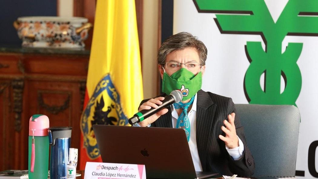 La alcaldesa eligió al gremio de los comerciantes agrupados en FENALCO Bogotá Cundinamarca, para escuchar la situación que ha dejado la pandemia.