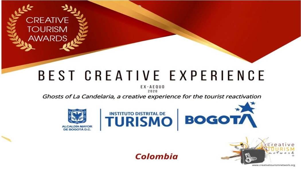 Bogotá wins at the Creative Tourism Awards 2020, with Ghosts of La Candelaria
