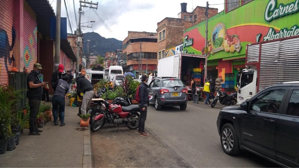 Photo: District Market Square Siete de Agosto in Bogota - SDM