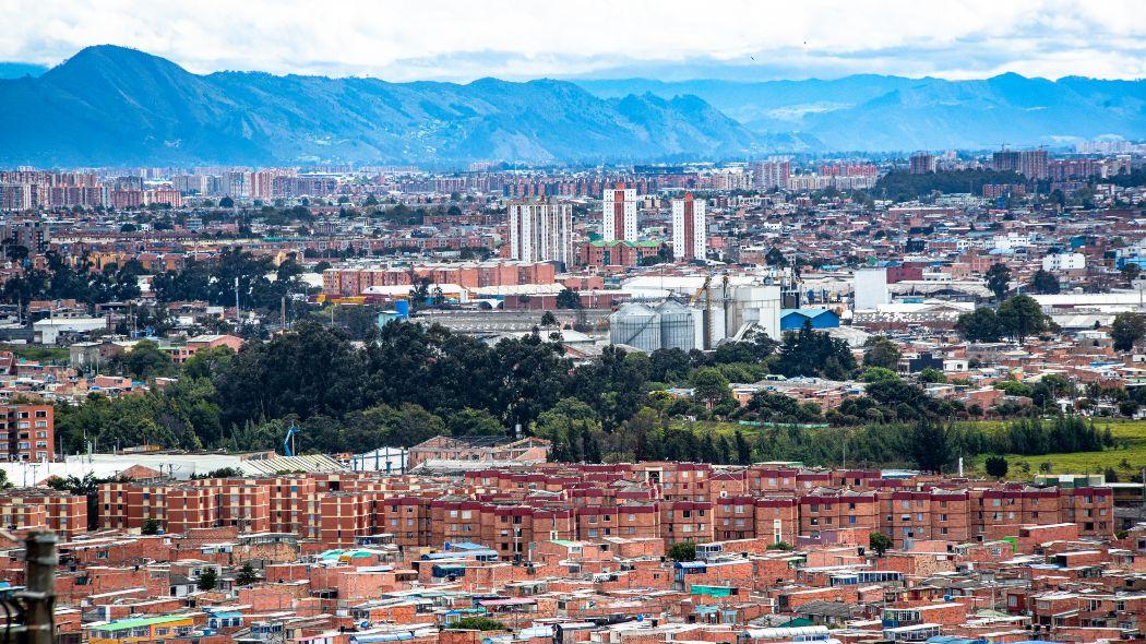 Vista de la ciudad de Bogotá