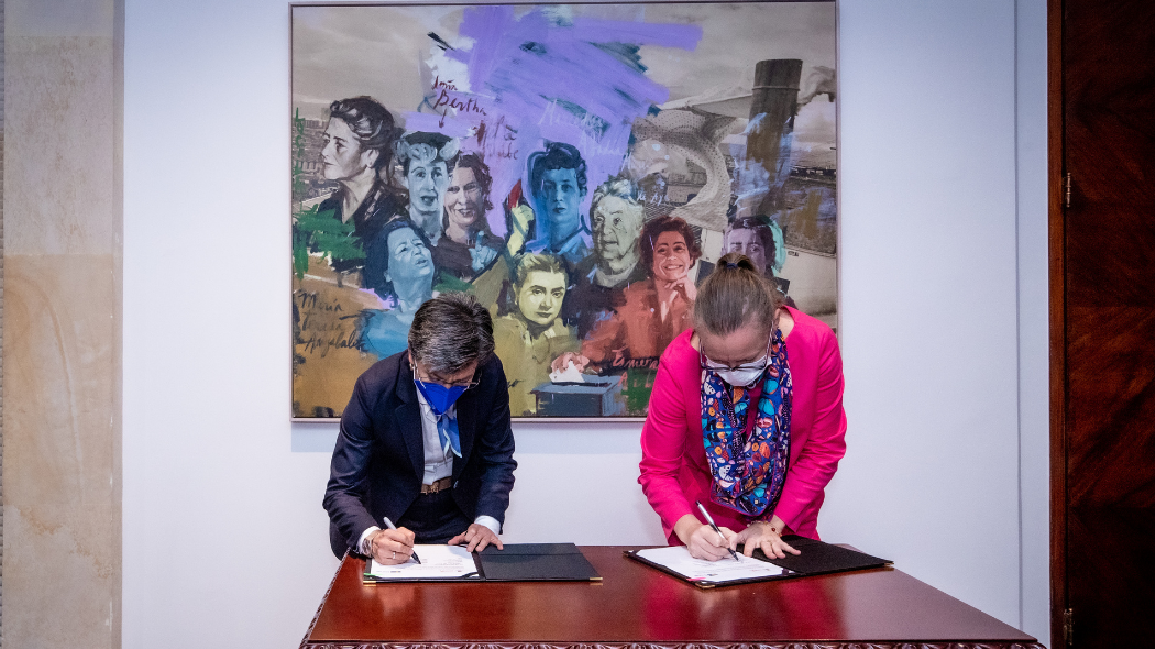 Por primera vez, la Embajada del Reino de Suecia en Colombia y Bogotá firman una Carta de Intención para fortalecer lazos de colaboración para el avance en diferentes temas de progreso de ciudad, en concordancia con los Objetivos de Desarrollo Sostenible.