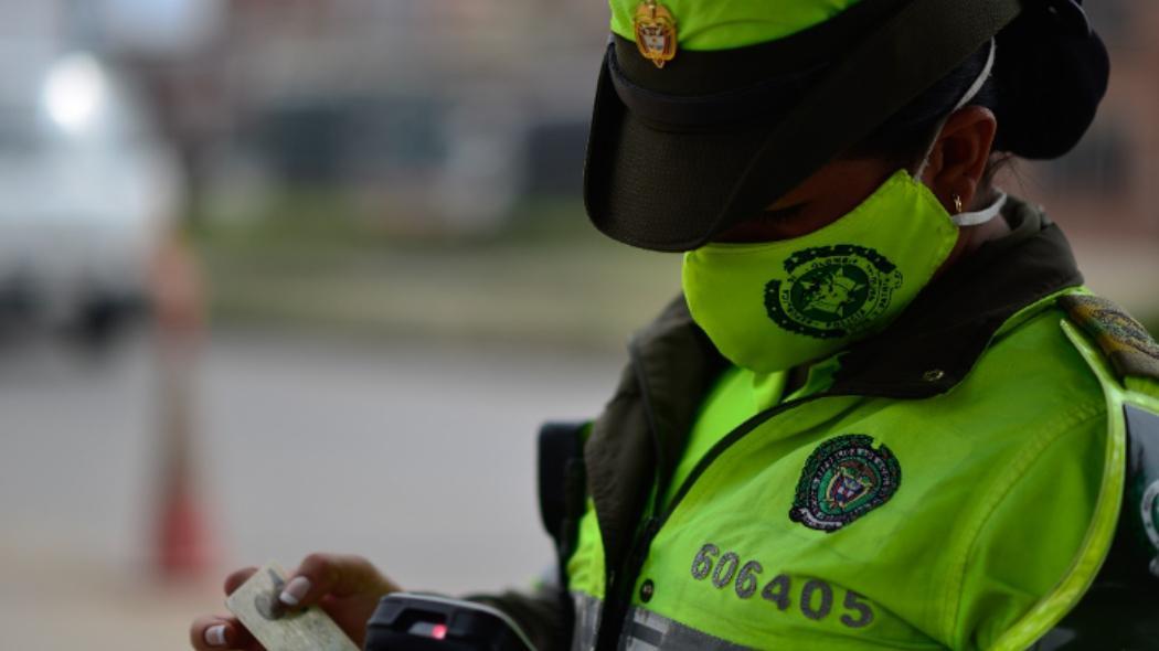 Policía de Tránsito continúa con sus funciones en Bogotá. Foto: SDM