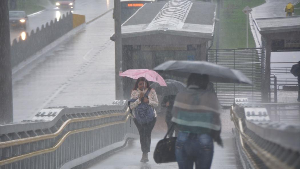 Temporada de lluvias en Bogotá se extenderá hasta mediados de junio. Foto: IDIGER