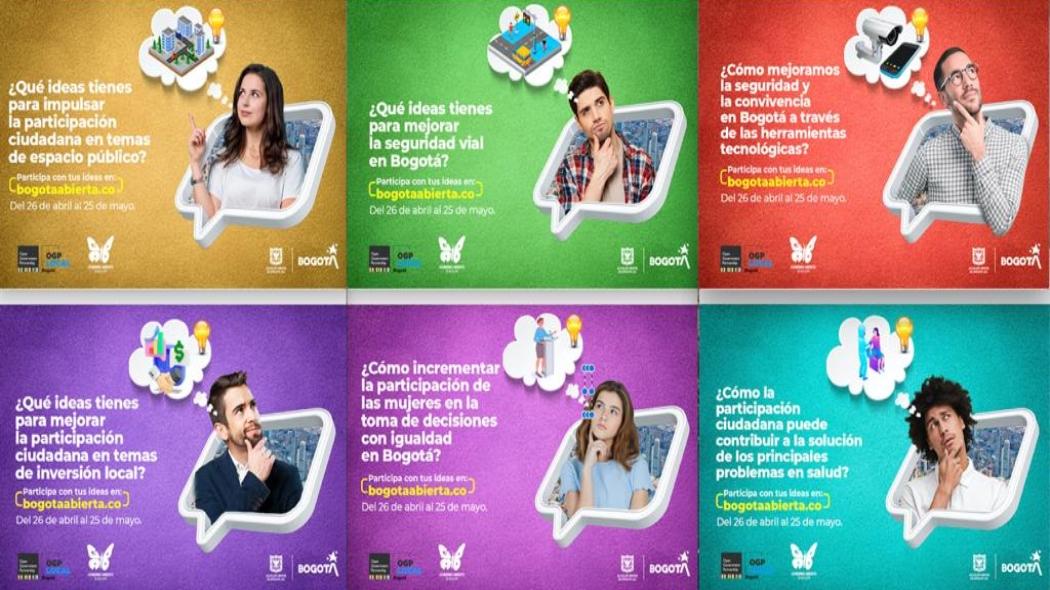 Participa en los nuevos seis retos de ‘Bogotá abierta´
