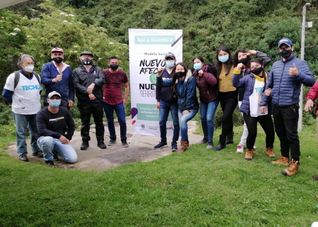 Alianza entre la Caja de Vivienda Popular y TECHO Colombia