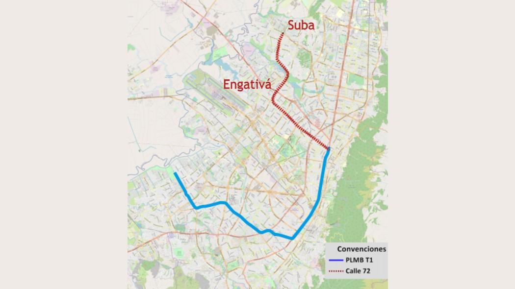 Mapa del tramo.