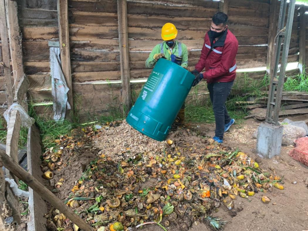 Ruta de recolección de residuos orgánicos en Suba 
