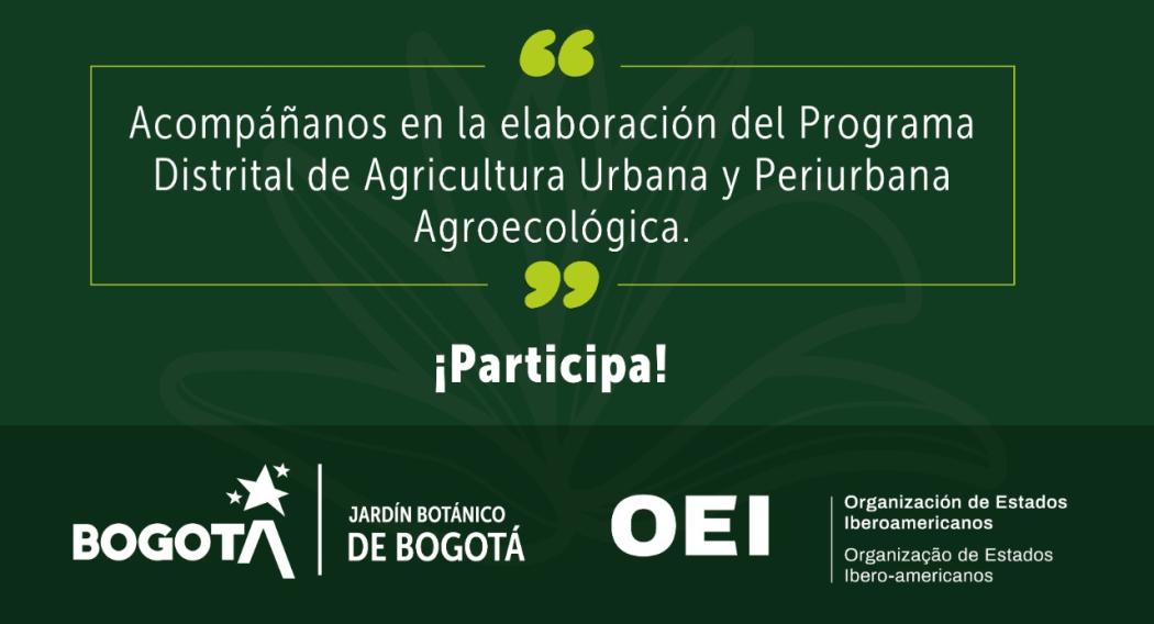 Entre el 18 y el 20 de mayo se realizarán las primeras Asambleas Territoriales de manera virtual. Imagen: Jardín Botánico de Bogotá