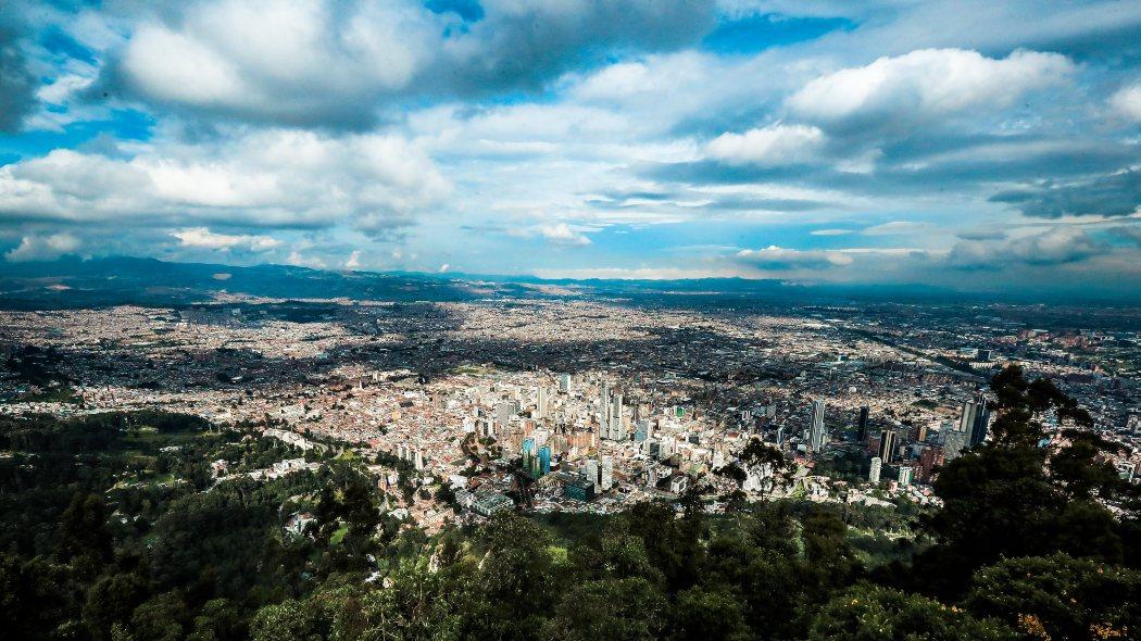 Ciudad de Bogotá, vista aérea