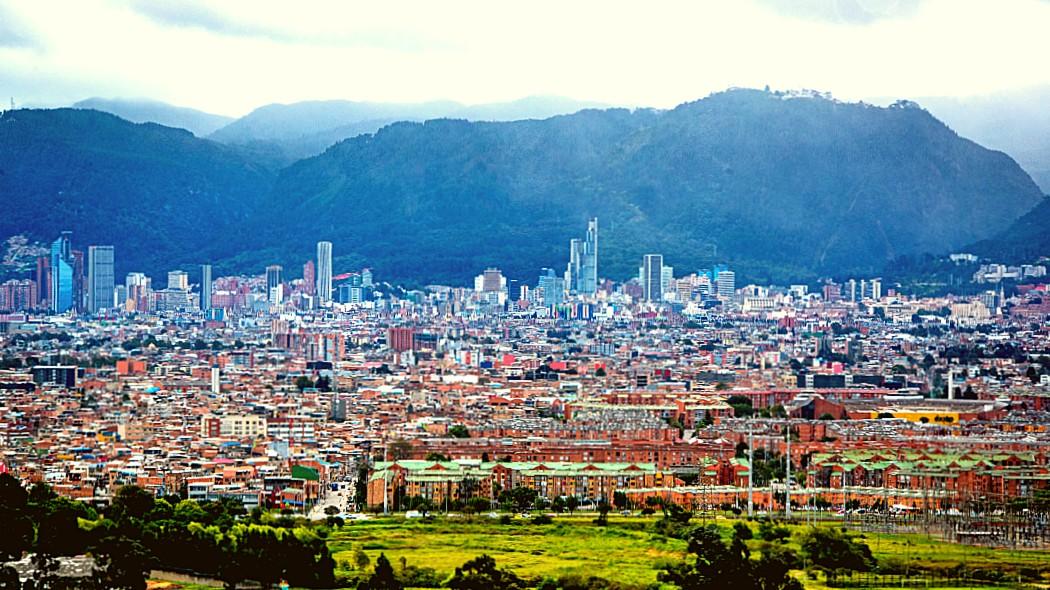 Panorámica de Bogotá.