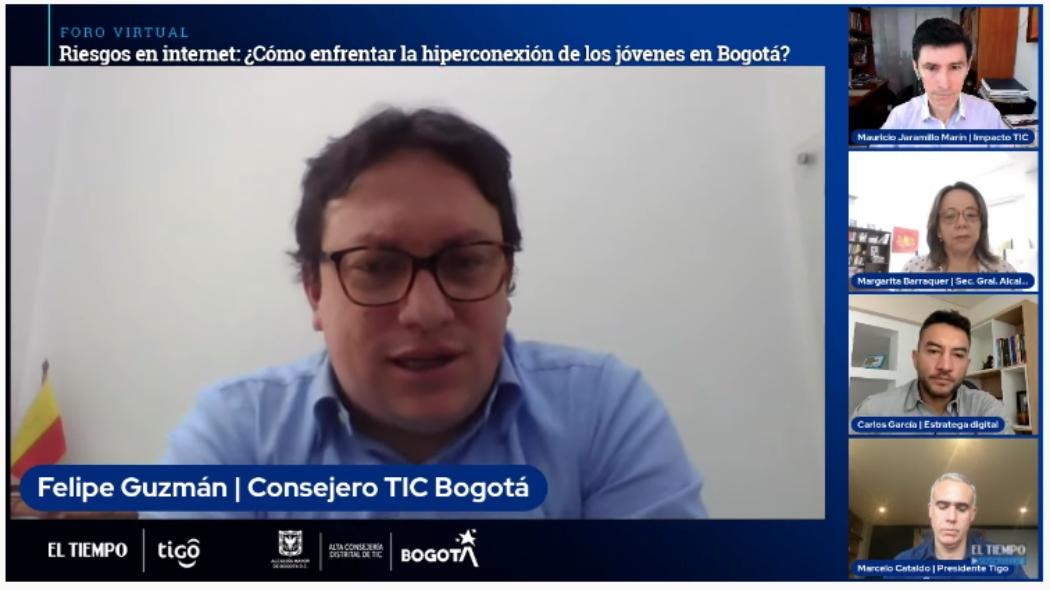 Alianza entre la Alcaldía Mayor de Bogotá y la empresa Tigo para uso responsable de internet.