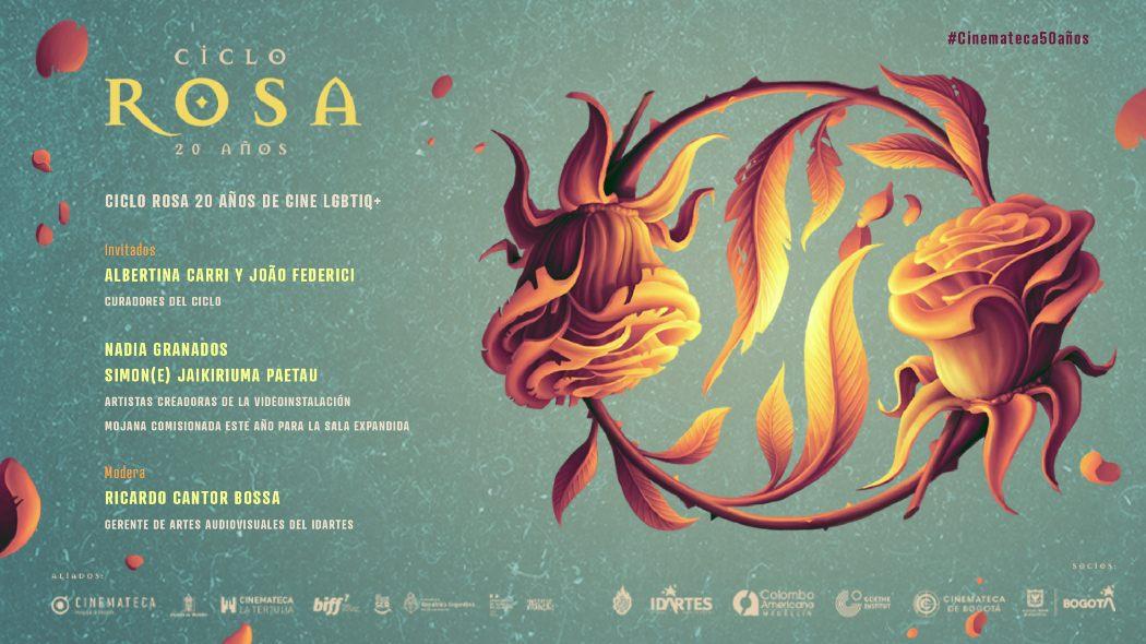 Invitados que se tendrán en la programación del Ciclo Rosa 2021, liderado por la Cinemateca de Bogotá