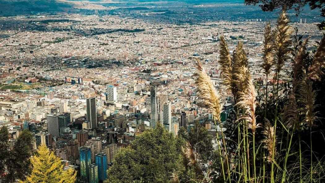Panoramic view of Bogotá 