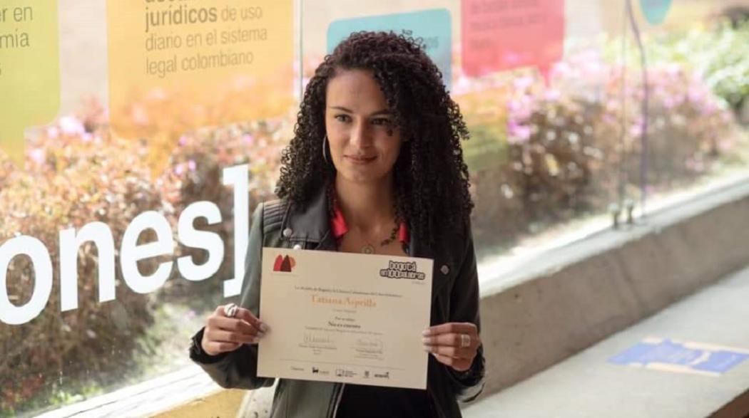 Tatiana Asprilla ocupó el primer lugar en la IV edición del concurso Bogotá en 100 palabras.