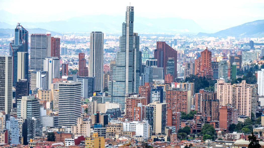 Imagen panorámica de Bogotá