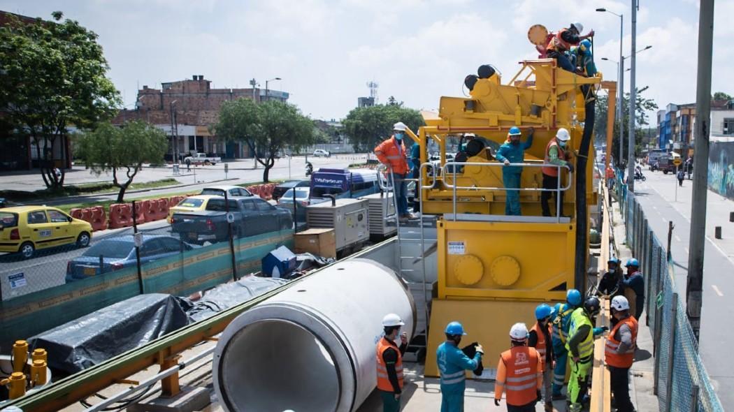 Bogotá: Acueducto usa máquina tuneladora alemana para cambiar tuberías