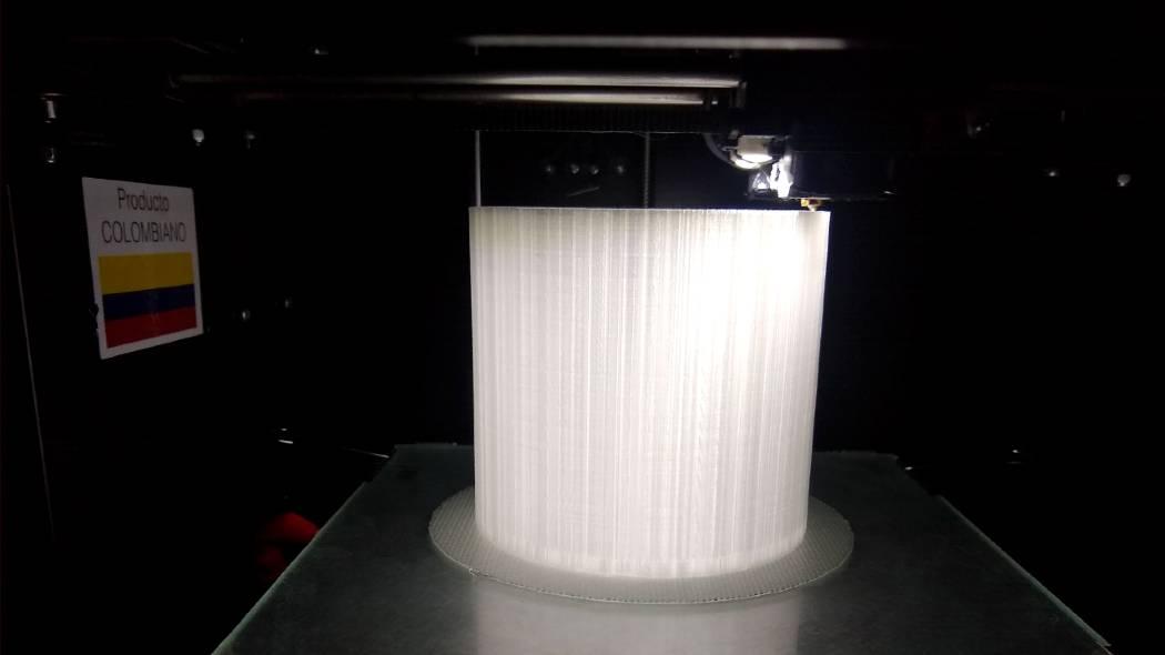 Imagen del sistema de impresión en 3D