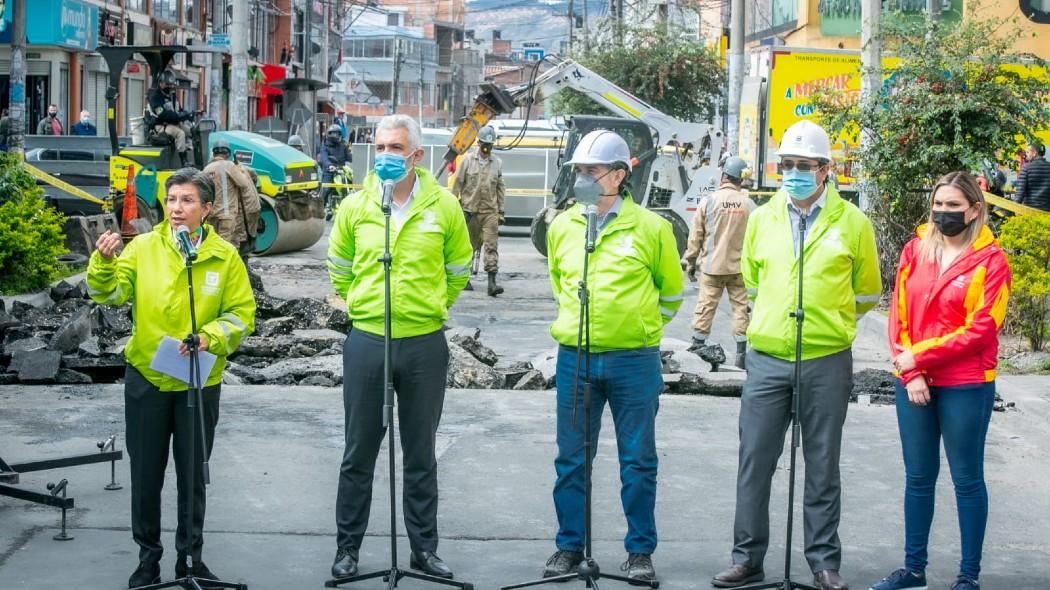 En Bogotá se han tapado más de 34.000 huecos en los últimos 12 días