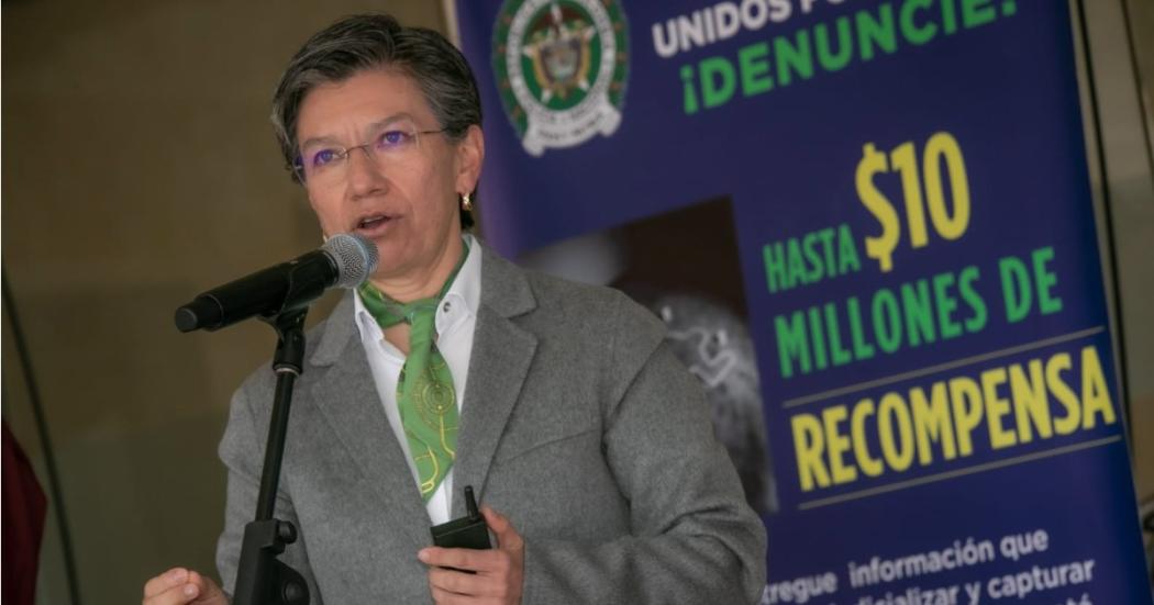Alcaldía y MEBOG lanzan plan recompensas Bogotá Unidos por la Vida