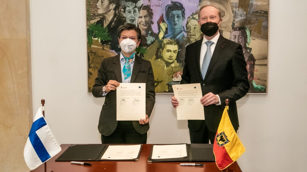 Bogotá y embajada de Finlandia en Colombia firman Carta de Intención