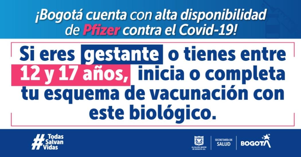 Vacunación: Bogotá cuenta con alta disponibilidad de vacuna Pfizer