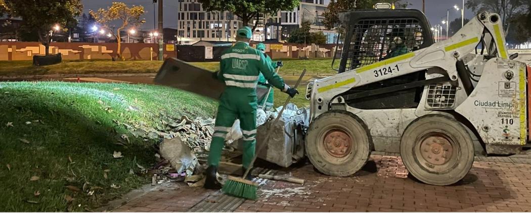 En Fontibón UAESP recupera 5 toneladas de residuos en espacio público