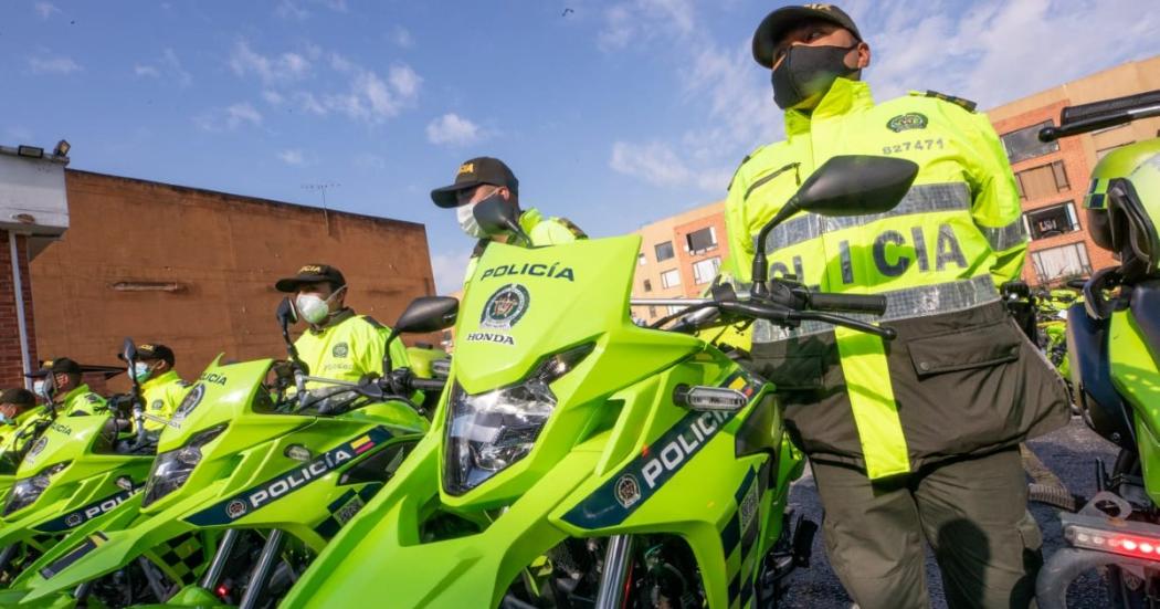 Localidad de Suba cuenta con nuevo CAI móvil y 24 nuevas motos de Policía
