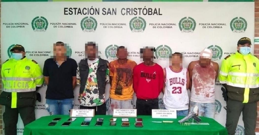 En San Cristóbal: Capturadas 6 personas y recuperados 14 celulares |  Bogota.gov.co