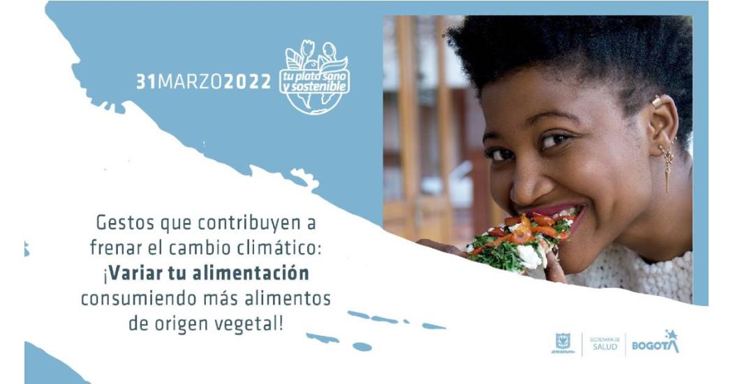 Secretaría de Salud promueve alimentación sana y sostenible en Bogotá