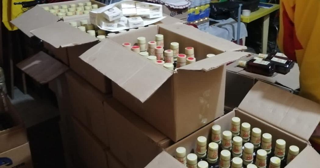 Policía incautó en Teusaquillo 1.309 botellas de licor de contrabando