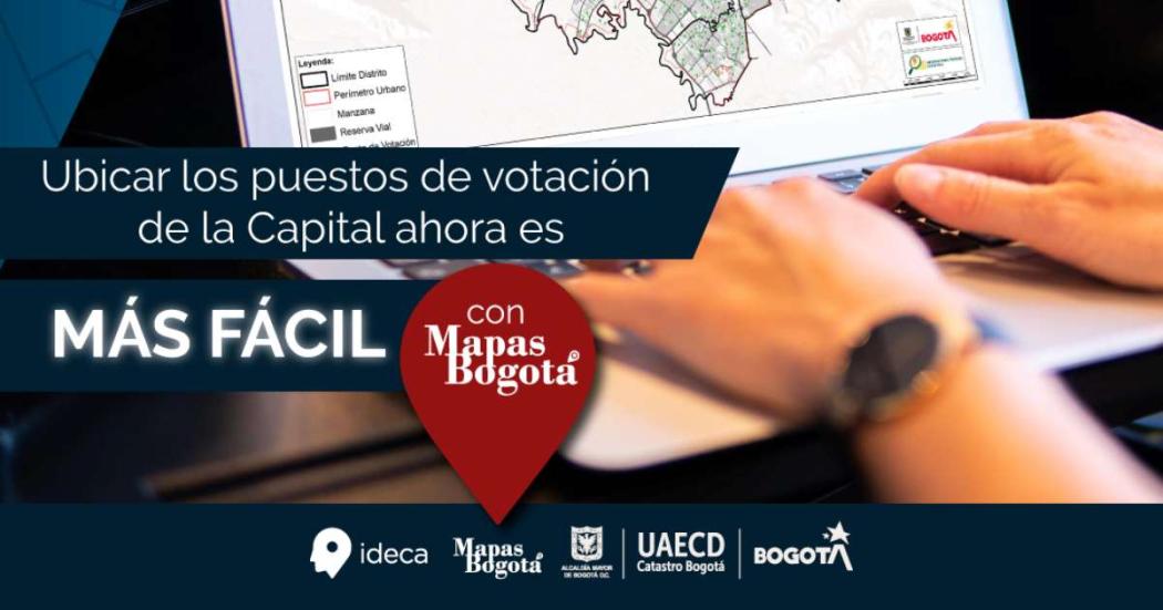 Consulta tu puesto de votación en Mapas Bogotá: paso a paso y más